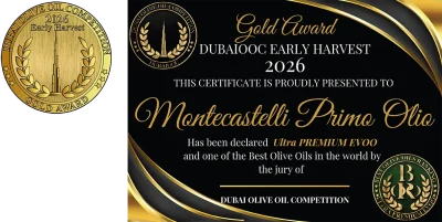 DubaiOOC 2026 Early Harvest Montecastelli Primo Olio Certificate